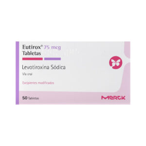 EUTIROX / EUTHYROX 75MCG X 50 TAB (LEVOTIROXINA)(MERCK)