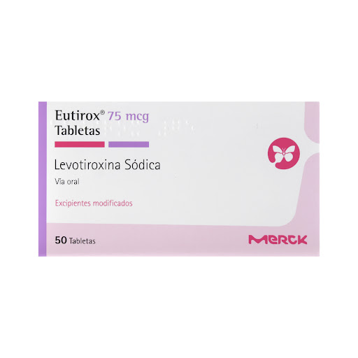 EUTIROX / EUTHYROX 75MCG X 50 TAB (LEVOTIROXINA)(MERCK)