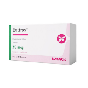 EUTIROX / EUTHYROX 25MCG X 50 TAB (LEVOTIROXINA) (MERCK)
