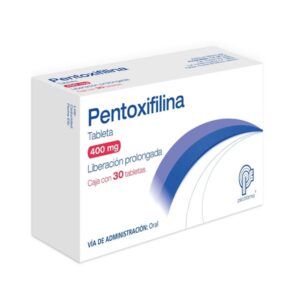 PENTOXIFILINA 400MG X 30 TAB (PSICOFARMA/CCM)