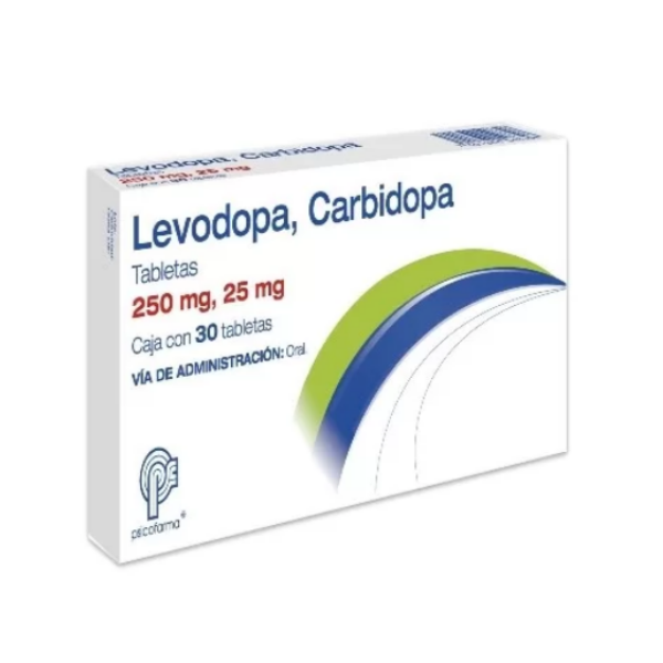 LEVODOPA CARBIDOPA 25 MG / 250 MG X 30 TAB (PSICOFARMA)