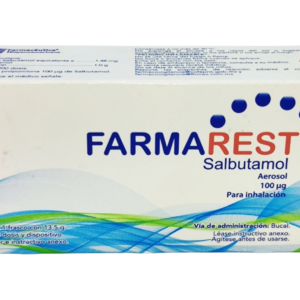 FARMAREST SALBUTAMOL AEROSOL P/INH 100MG/200 DOSIS POLINAC