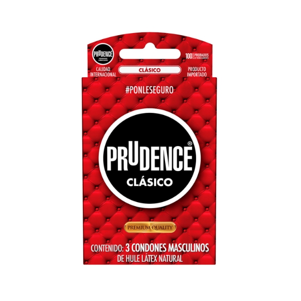 PRESERVATIVOS PRUDENCE CLASICO X 3 UNI