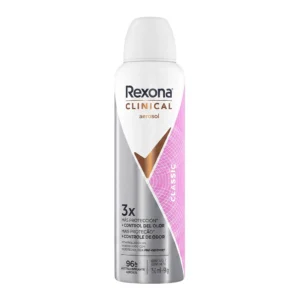 DESODORANTE SPRAY DAMA CLINICAL 96H 91GR (REXONA)