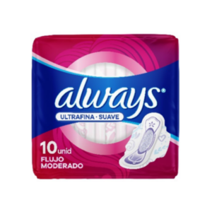 ALWAYS ULTRAFINA SUAVE X 10 UND (ALIMENTOS POLAR)(MISCELANEOS)