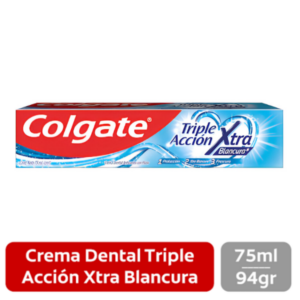 CREMA DENTAL COLGATE TRIPLE ACCION XTRA BLANCURA 75ML