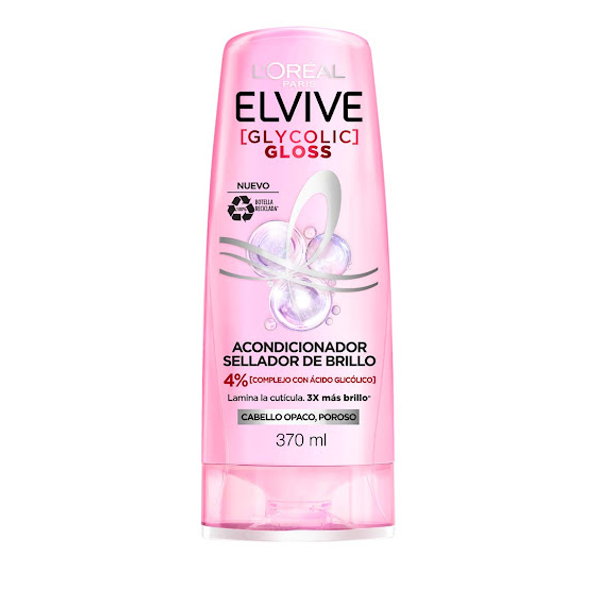 ACONDICIONADOR ELVIVE GLYCOLIC GLOSS 370ML (LOREAL)
