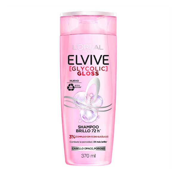 SHAMPOO ELVIVE GLYCOLIC GLOSS 370ML (LOREAL)