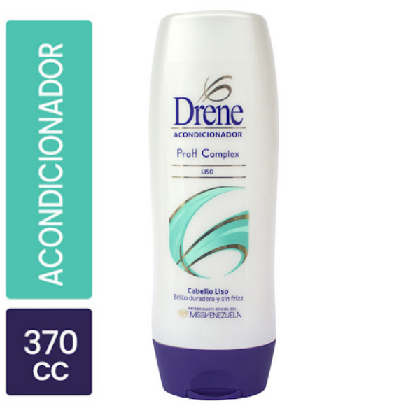ACONDICIONADOR DRENE CABELLO LISO 370ML
