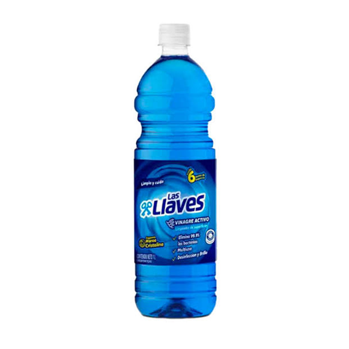 LAS LLAVES VINAGRE ACTIVO AZUL 500ML MAREA CRISTALINA