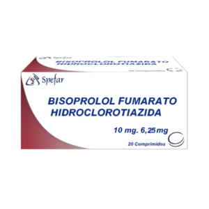 BISOPROLOL HCT 10MG/6.25MG X 20 COMP (SPEFAR)(TABLETAS)