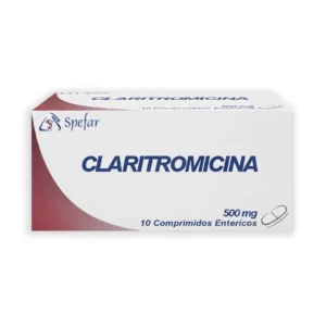 CLARITROMICINA 500MG X 10 COMPR (SPEFAR)