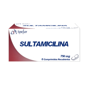 SULTAMICILINA 750MG X 6 COM (SPEFAR) (TABLETAS)