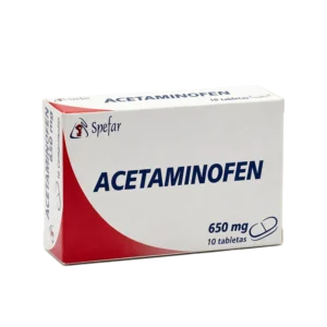 ACETAMINOFEN 650MG X 10 TAB (SPEFAR)(TABLETAS)