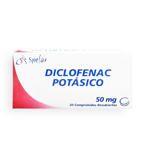 DICLOFENAC POTASICO 50MG X 20 COMP (SPEFAR)