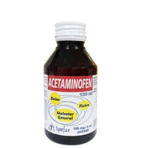 ACETAMINOFEN 180MG/5ML JBE X 120 ML (SPEFAR)(JARABE)