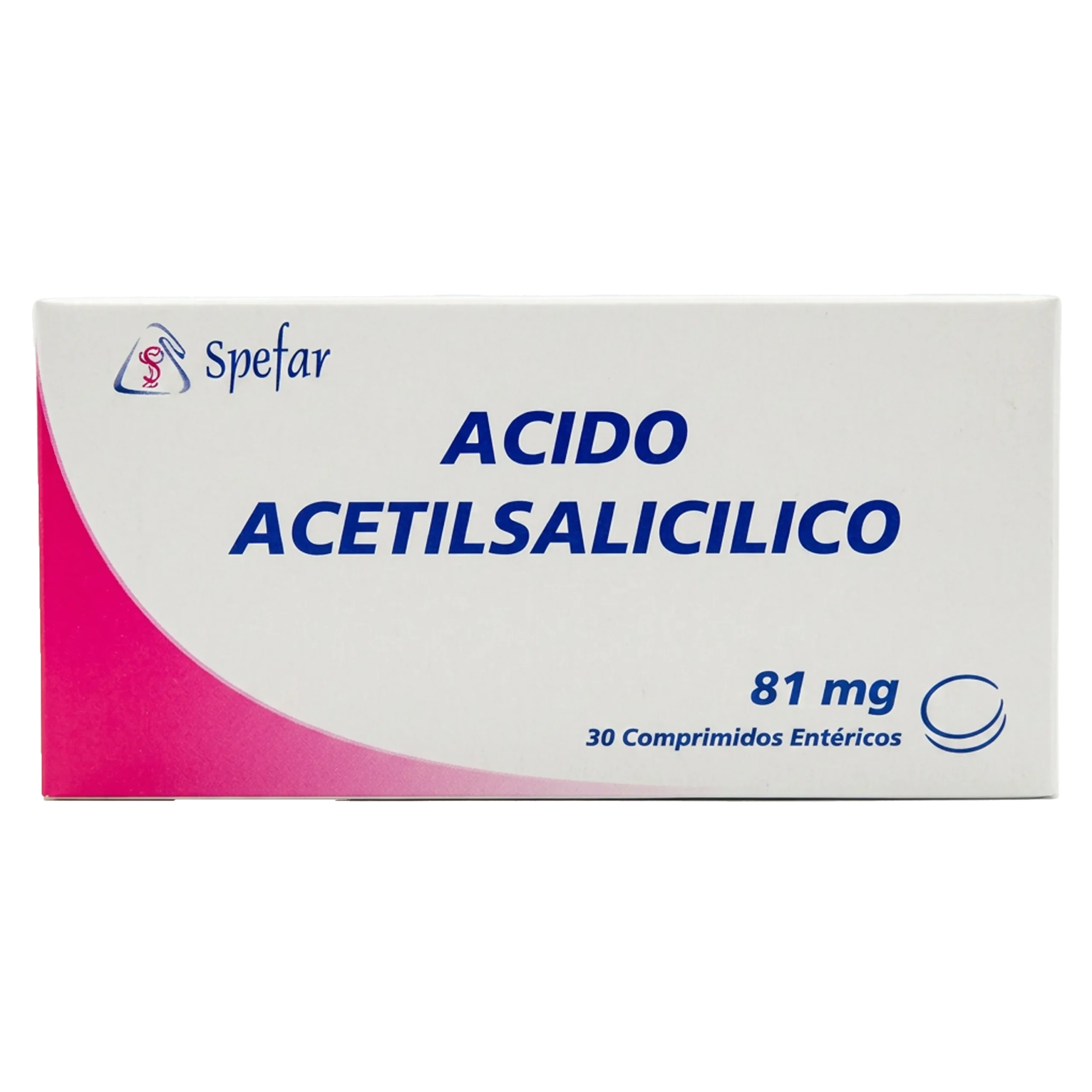 ACIDO ACETILSALICILICO 81MG X 30 TAB (SPEFAR)(TABLETAS)
