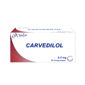 CARVEDILOL 6,25MG X 20 COMP (SPEFAR)(TABLETAS)