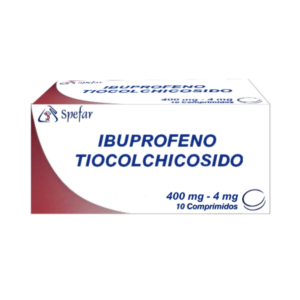 IBUPROFENO + TIOCOLCHICOSIDO 400MG-4MG X 10 TAB SPEFAR (TABLETAS)
