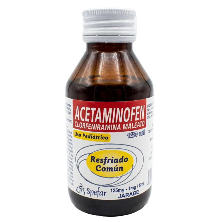 ACETAMINOFEN + CLORFENIRAMINA 125MG-1MG/5ML X 120ML JAB PED (SPEFAR)