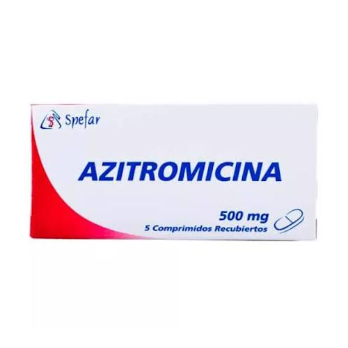 AZITROMICINA 500MG X 5 COMP (SPEFAR)(TABLETAS)