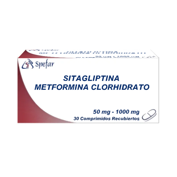 SITAGLIPTINA + METFORMINA 50MG-1000MG X 30 TAB (SPEFAR)
