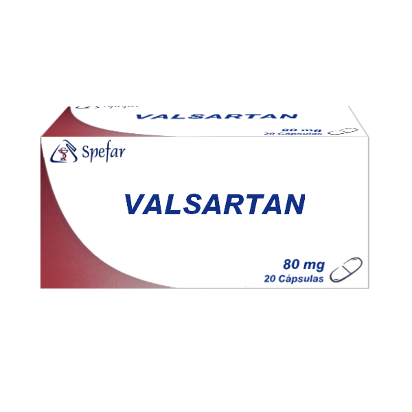 VALSARTAN 80MG X 20 CAP (SPEFAR) (TABLETAS)