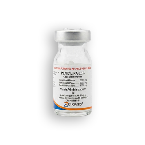 PENICILINA 6.3.3 AMP PVO  I.M (ZAKIMED)