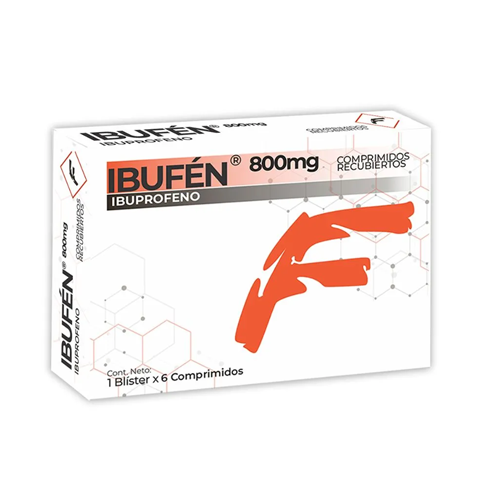 IBUFEN 800MG X 6 COMP (IBUPROFENO)(FAHD)