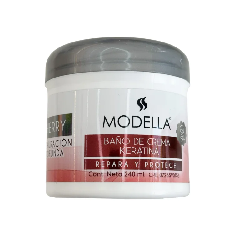 BAÑO DE CREMA KERATINA REPARA Y PROTEGE CHERRY X 240ML (MODELLA)