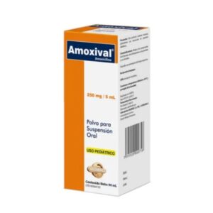 AMOXIVAL 250MG SUSP 90ML PED (AMOXICILINA) (VALMORCA) (JARABES)