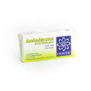 AMIODARONA HCL 200MG X 10 COMP (GENCER)(TABLETAS)