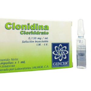 CLONIDINA 0,150MG/ML X 2 AMP (GENCER)