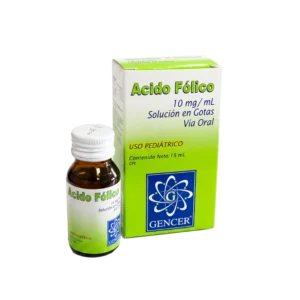 ACIDO FOLICO 10MG GTAS X 15ML (GENCER)(GOTAS)