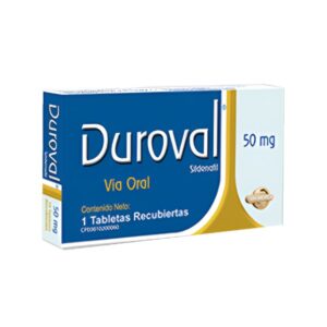 DUROVAL 50MG X 1 TAB (SILDENAFIL)(VALMORCA)(TABLETAS)