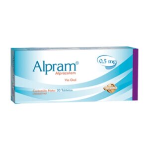 ALPRAM 0.5MG X 30 TAB (ALPRAZOLAM)(VALMORCA)(PSICOTROPICOS)