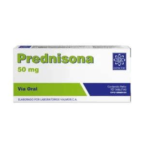 PREDNISONA 50MG X 10 TAB (GENCER)(TABLETAS)