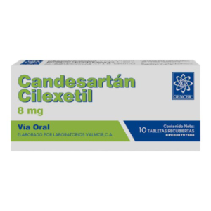 CANDESARTAN 8MG X 10 TAB (GENCER)(TABLETAS)