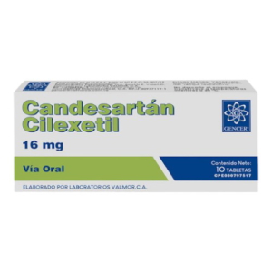 CANDESARTAN 16MG X 10 TAB (GENCER)(TABLETAS)