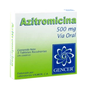 AZITROMICINA 500MG X 5 TAB (GENCER)(TABLETAS)
