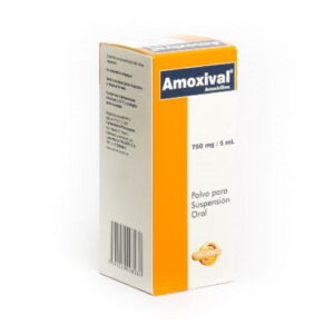 AMOXIVAL 750MG/5ML SUSP X 70ML (AMOXICILINA) (VALMORCA) (JARABES)