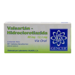 VALSARTAN – HIDROCLOROTIAZIDA 80/12.5 MG X 14 TAB (GENCER)