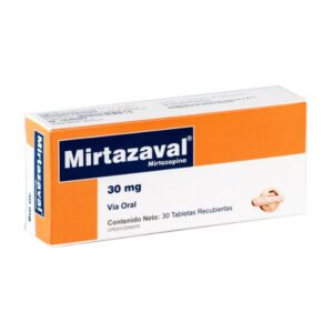 MIRTAZAVAL 30MG X 30 TAB (MIRTAZAPINA)(VALMORCA)