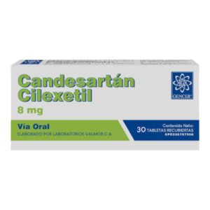 CANDESARTAN 8MG X 30 TAB (GENCER)(TABLETAS)