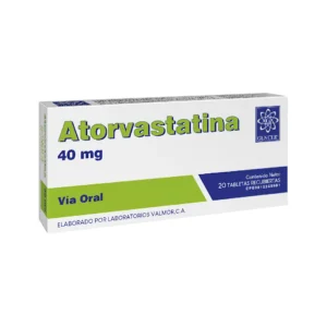 ATORVASTATINA 40MG X 20 TAB (GENCER)(TABLETAS)
