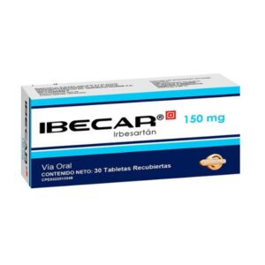 IBECAR 150MG X 30 TAB (IRBESARTAN) (VALMORCA) (TABLETAS)