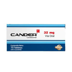 CANDER 32 MG X 15 TAB (CANDESARTAN)(VALMORCA)(TABLETAS)