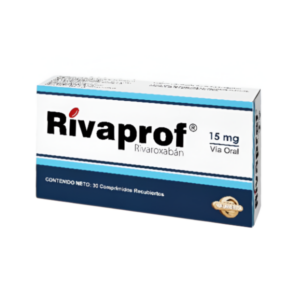 RIVAPROF 15MG X 30 COMP (RIVAROXABAN)(VALMORCA)