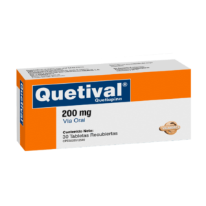 QUETIVAL 200MG X 30 TABR (QUETIAPINA)(VALMORCA)