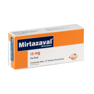 MIRTAZAVAL 15MG X 30 TAB (MIRTAZAPINA)(VALMORCA)